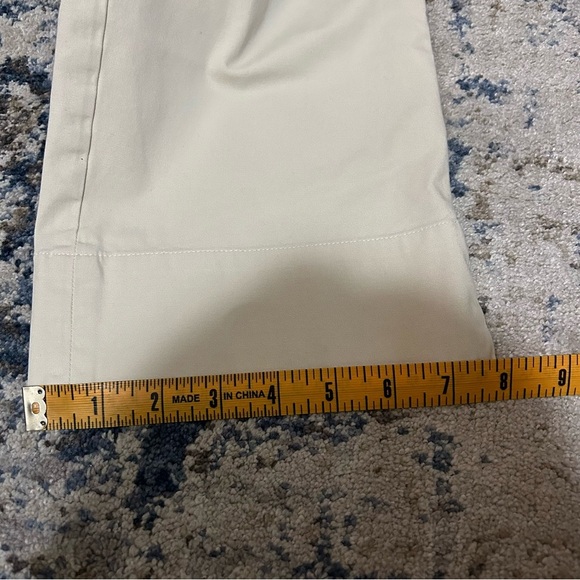 J. Jill Stretch Beige Cropped Trouser Pants Size 6 - Picture 8 of 8